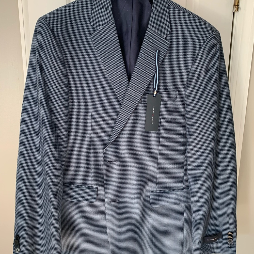 NWT! Tommy Hilfiger Checked Sport Coat